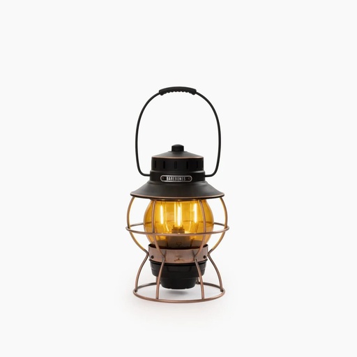 Barebones - Railroad Lantern Glass Lens - Plain - Amber