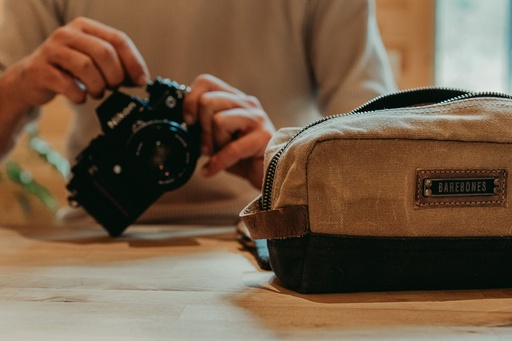 Barebones - Neelum Dopp Kit (Khaki) -DISCONTINUED