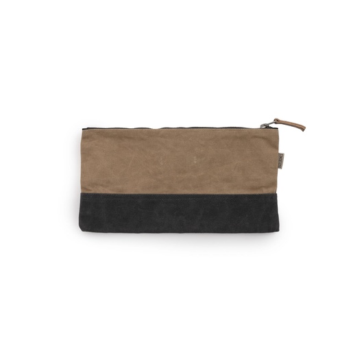 Barebones - Neelum Small Zipper Pouch (Khaki) -DISCONTINUED