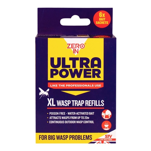 STV - XL Wasp Trap Refill Sachet - 4g x 6