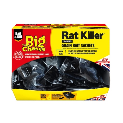 STV - Rat Killer Grain Bait Sachet - 150g