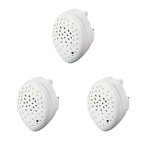 STV - The Big Cheese Humane Sonic Rodent Deterrent Battery Powered and Sonic Mouse Deterrent Plug In (3 Pack) - Ultrasonic Repeller