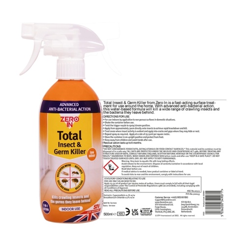 STV - Total Insect & Germ Killer - 500ml RTU