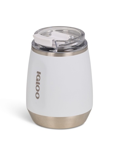 Igloo - 10 OZ Stainless Steel Wine Tumbler - White