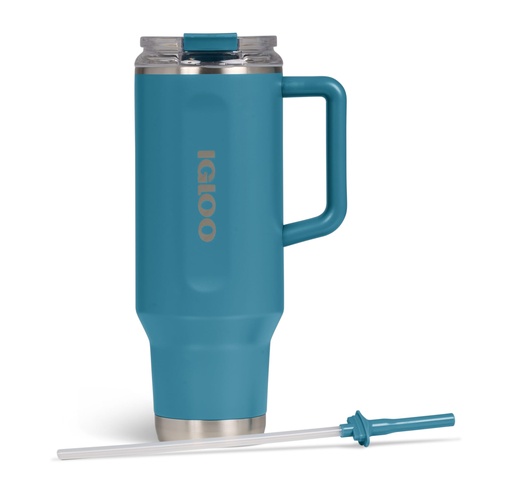 Igloo - 40 OZ Stainless Steel Travel Mug - Modern Blue DISC
