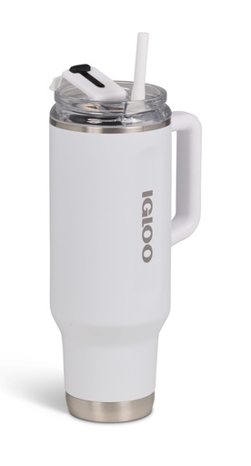 Igloo - 40 OZ Stainless Steel Travel Mug - White