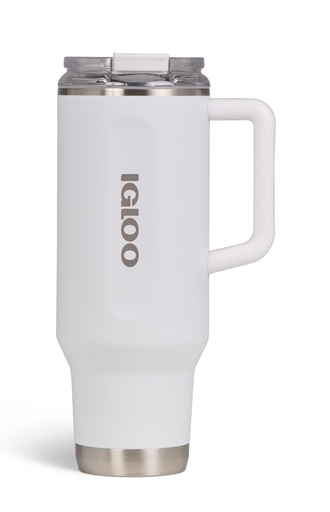 Igloo - 40 OZ Stainless Steel Travel Mug - White