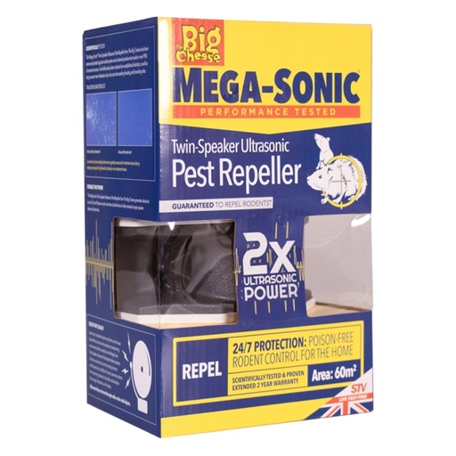 STV - Mega-Sonic® Twin-Speaker Pest Repeller