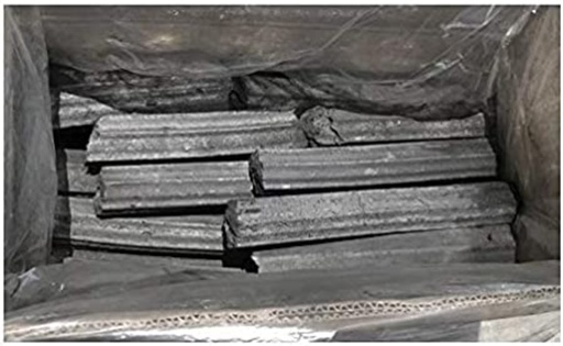 Charcoal - Bravo Smokeless Long Lasting Sawdust Briquette 10kg Box
