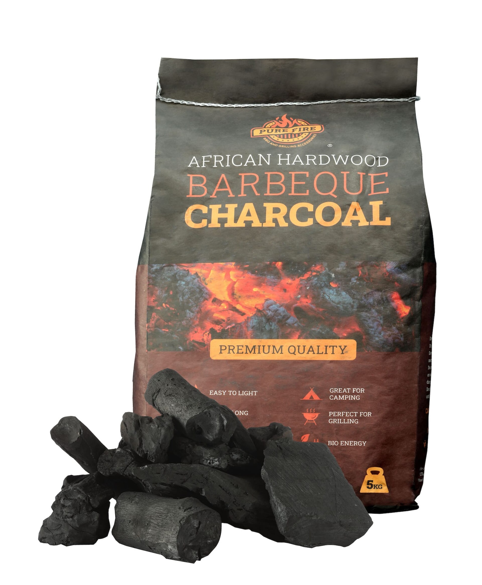 Pure Fire - 5KG Natural Charcoal