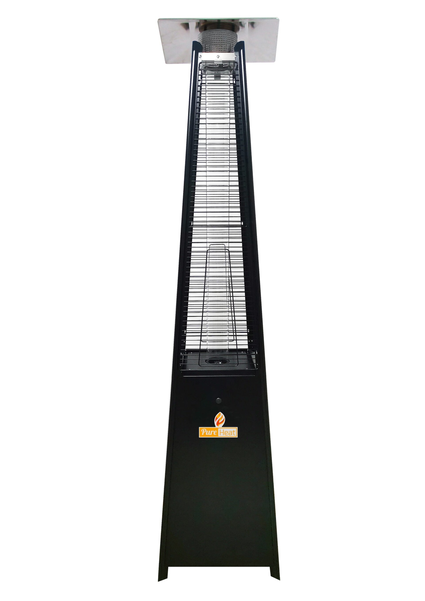 Pure Heat - Pyramid Style Gas Patio Heater In Black