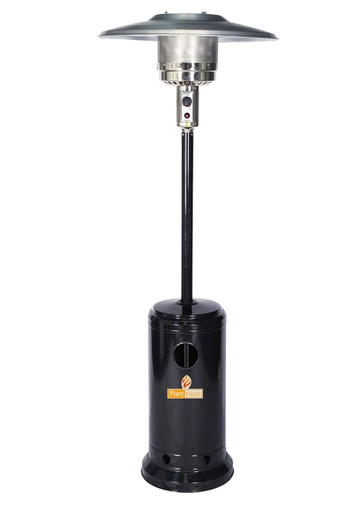 Pure Heat - Mushroom Style Gas Patio Heater In Black