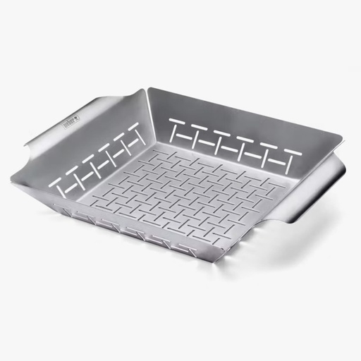 Weber - Weber® Deluxe Grilling Basket Built for Q 300/3000 and larger gas grills, and most charcoal grills