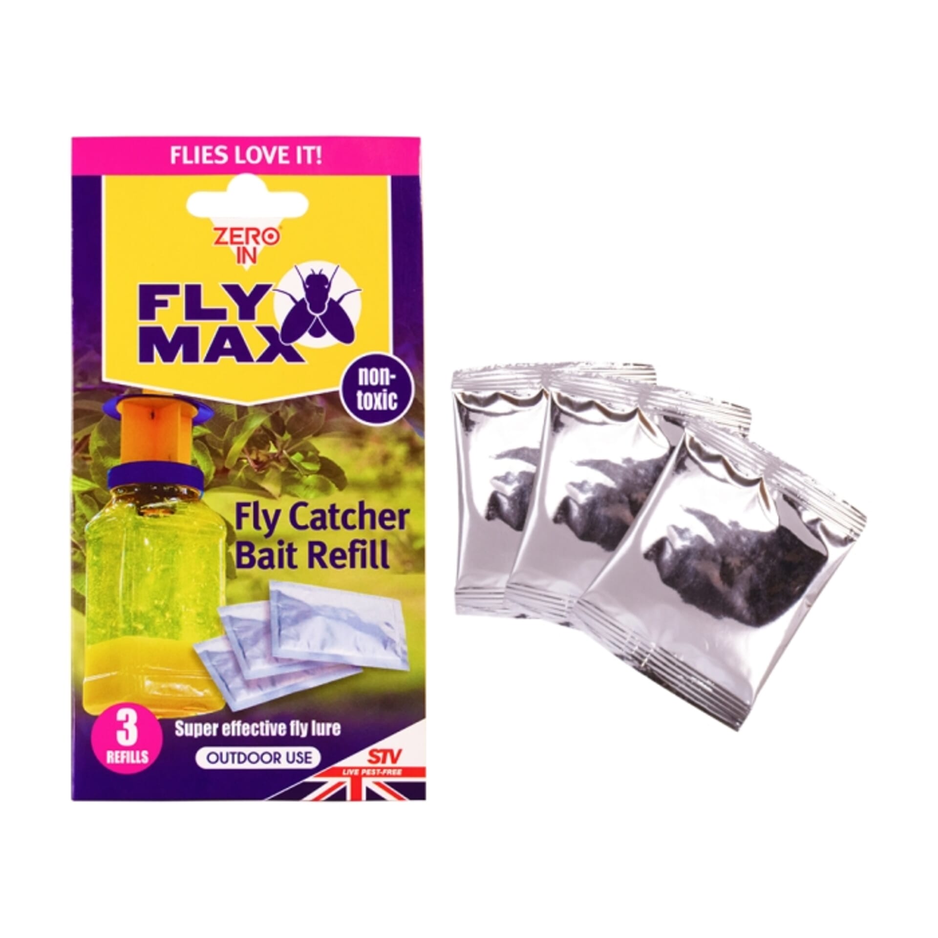 STV - Fly Catcher Bait Refill Sachet - 3-Pack