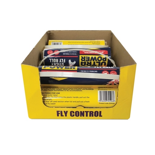 STV - Ultra Power 5 Metre Sticky Fly Roll - Eol