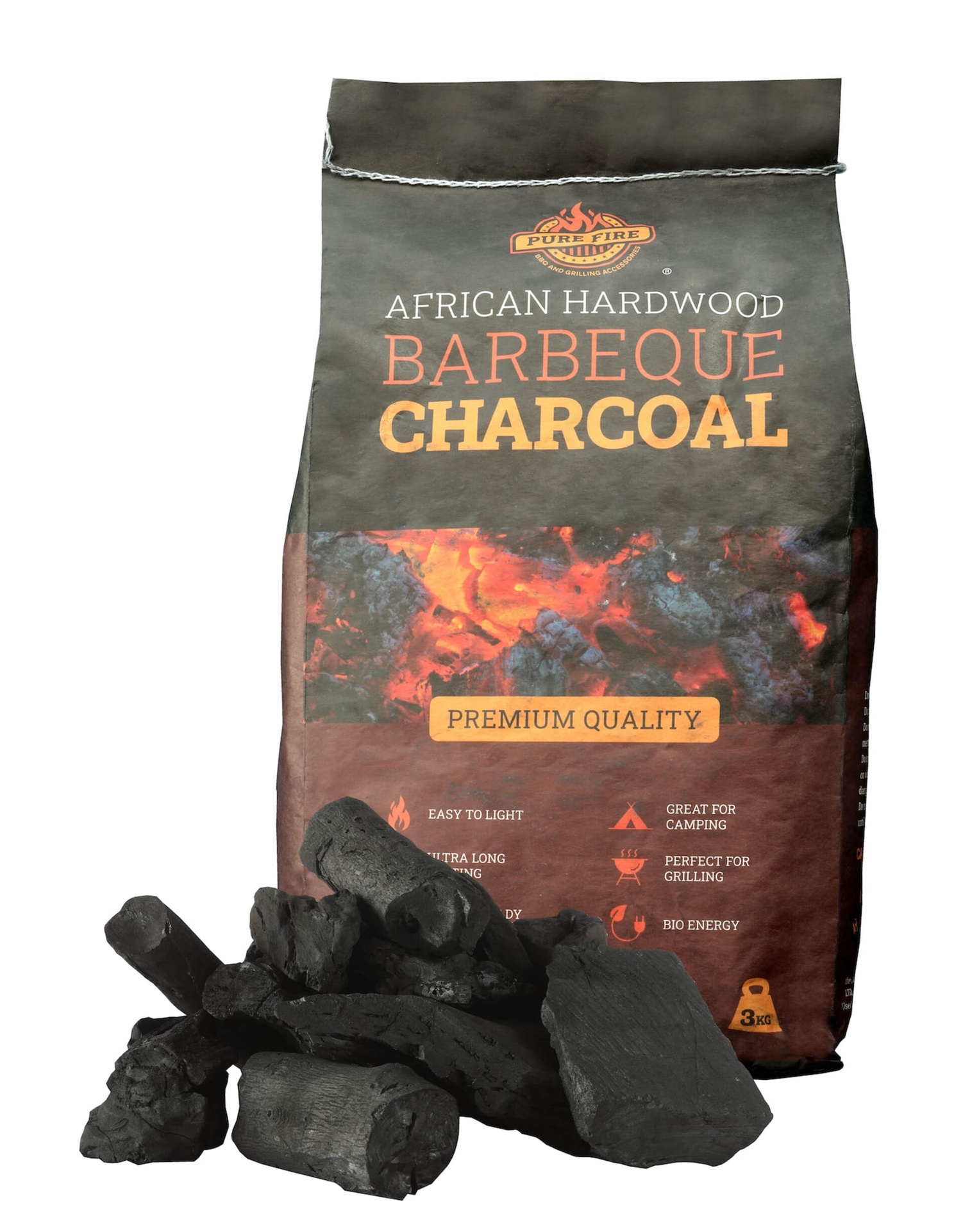 Pure Fire - 3kg Natural Hardwood