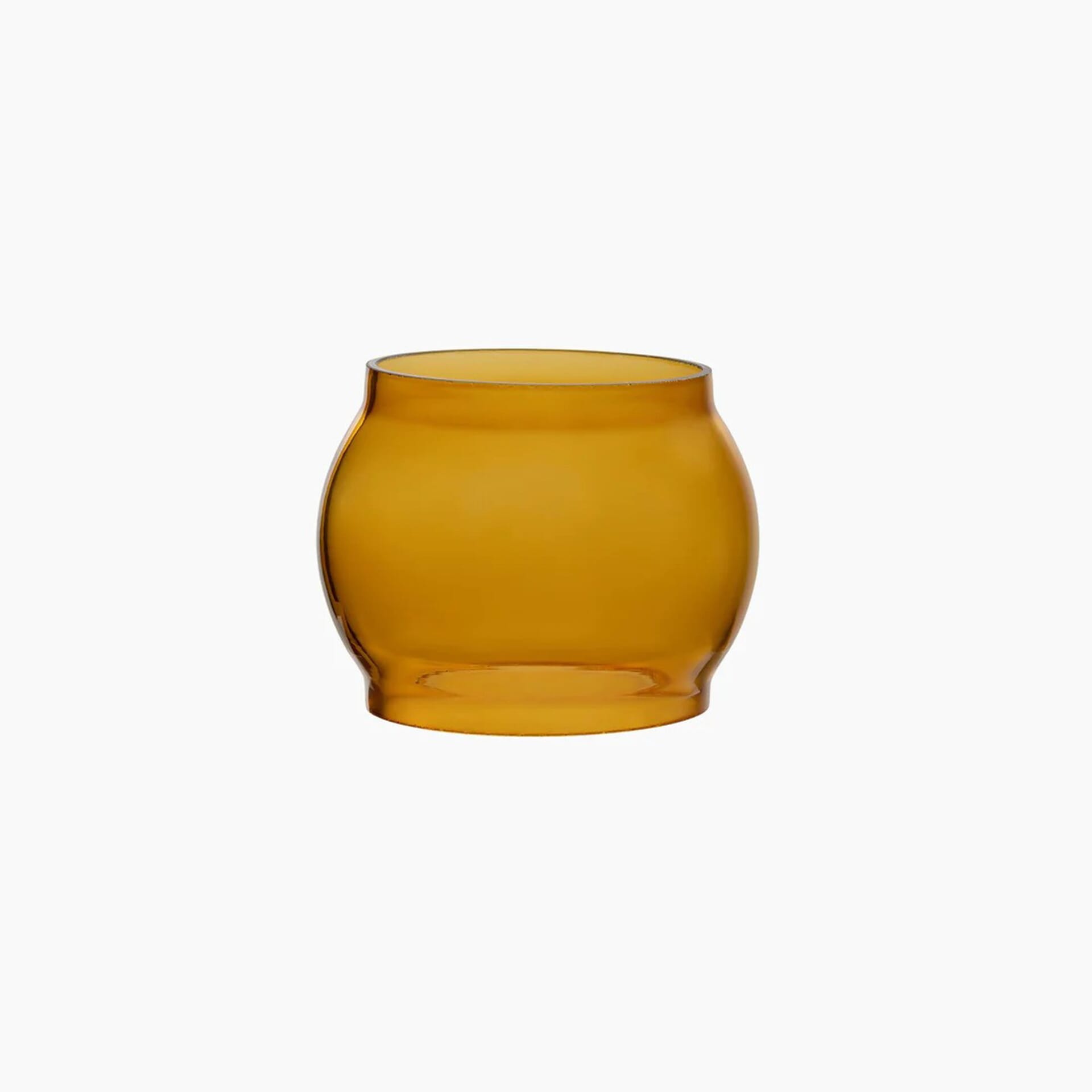 Barebones - Railroad Lantern Glass Lens - Plain - Amber