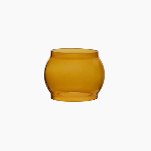 Barebones - Railroad Lantern Glass Lens - Plain - Amber