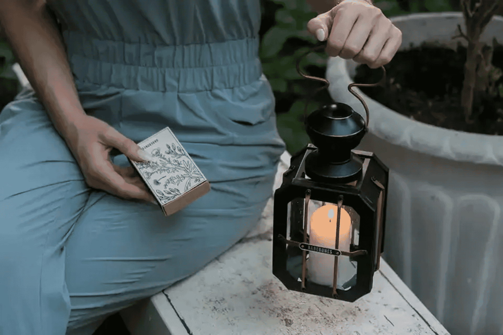 Barebones - Box Candle Lantern