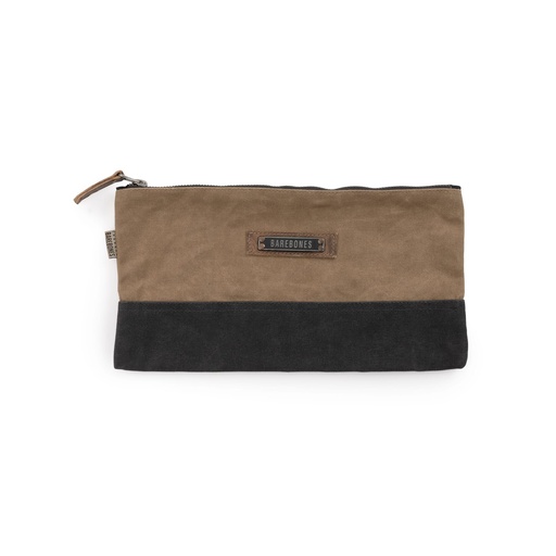 Barebones - Neelum Small Zipper Pouch (Khaki) -DISCONTINUED