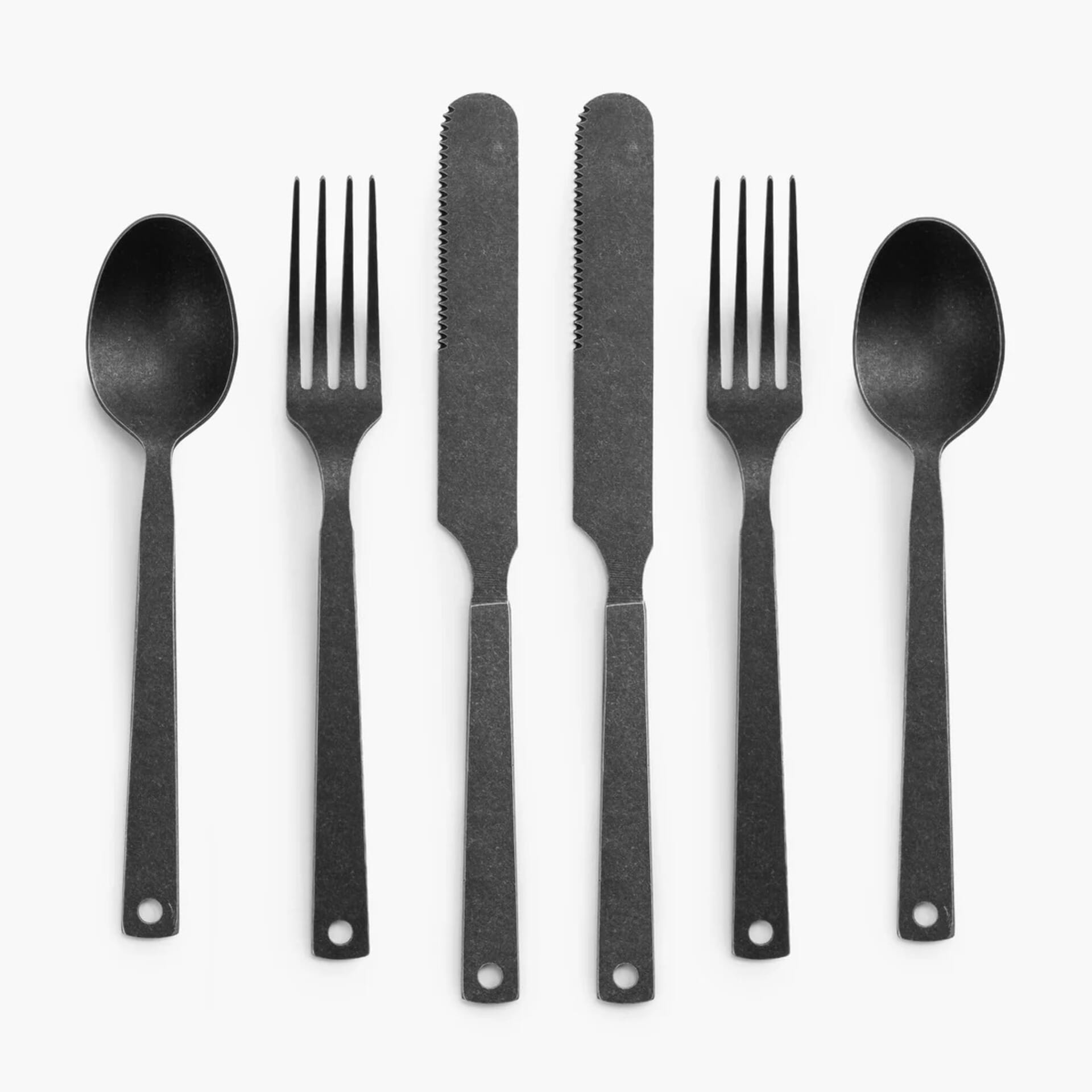 Barebones - Flatware - Matte Black set of 2