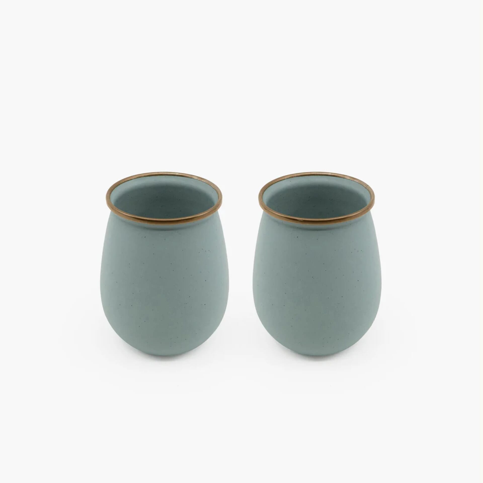 Barebones - Enamel Tumbler Mint - set of 2 -DISCONTINUED