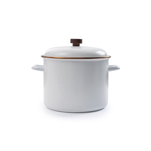 Barebones - Enamel Stock Pot Eggshell