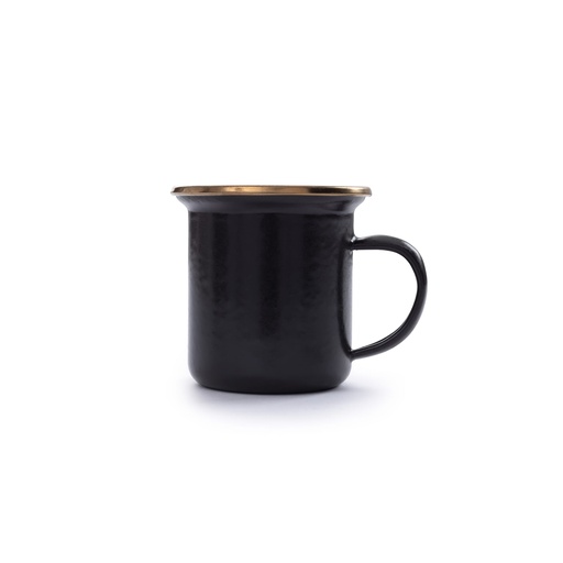 Barebones - Enamel Espresso Cup Charcoal - set of 2 -DISCONTINUED