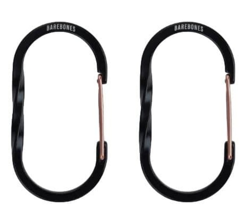 Barebones - Wiregate Carabiner Medium 2pc - Black