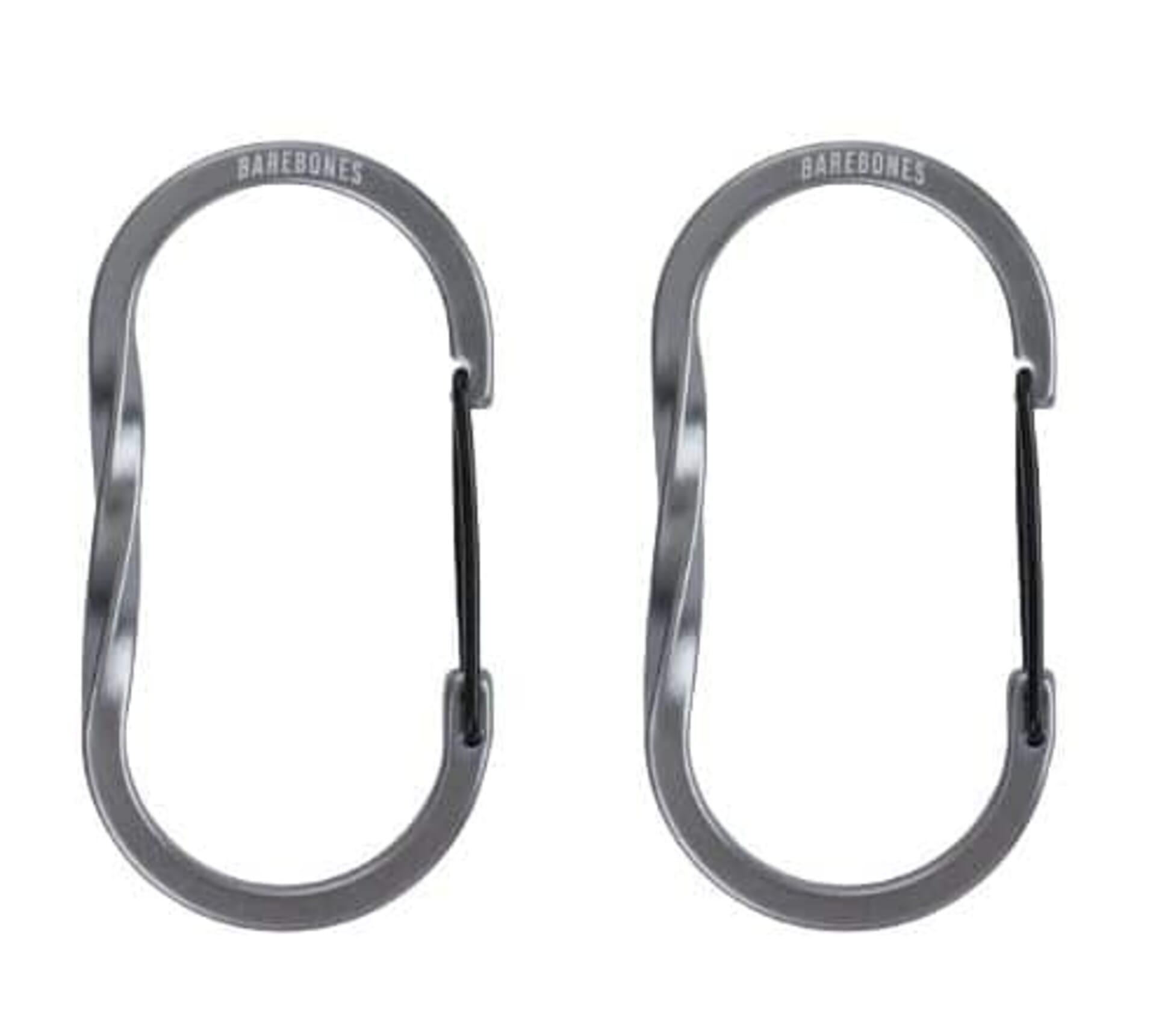 Barebones - Wiregate Carabiner Medium 2pc - Gunmetal