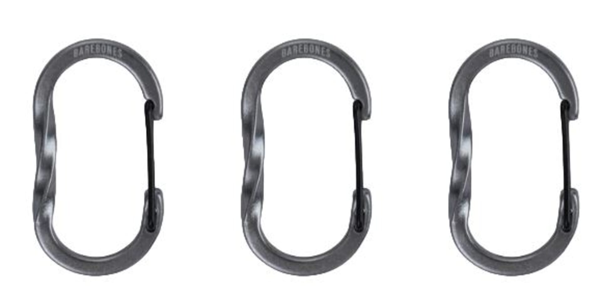 Barebones - Wiregate Carabiner Small 3pc - Gunmetal