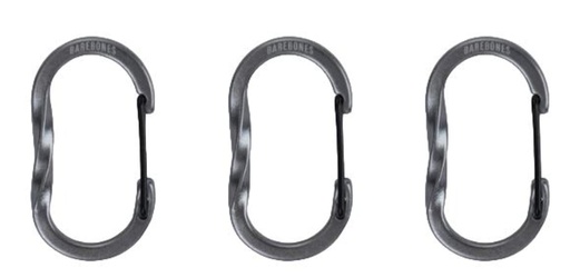 Barebones - Wiregate Carabiner Small 3pc - Gunmetal