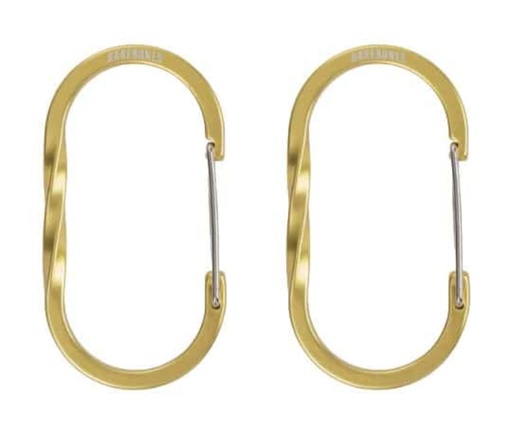 Barebones - Wiregate Carabiner Medium 2pc - Gold