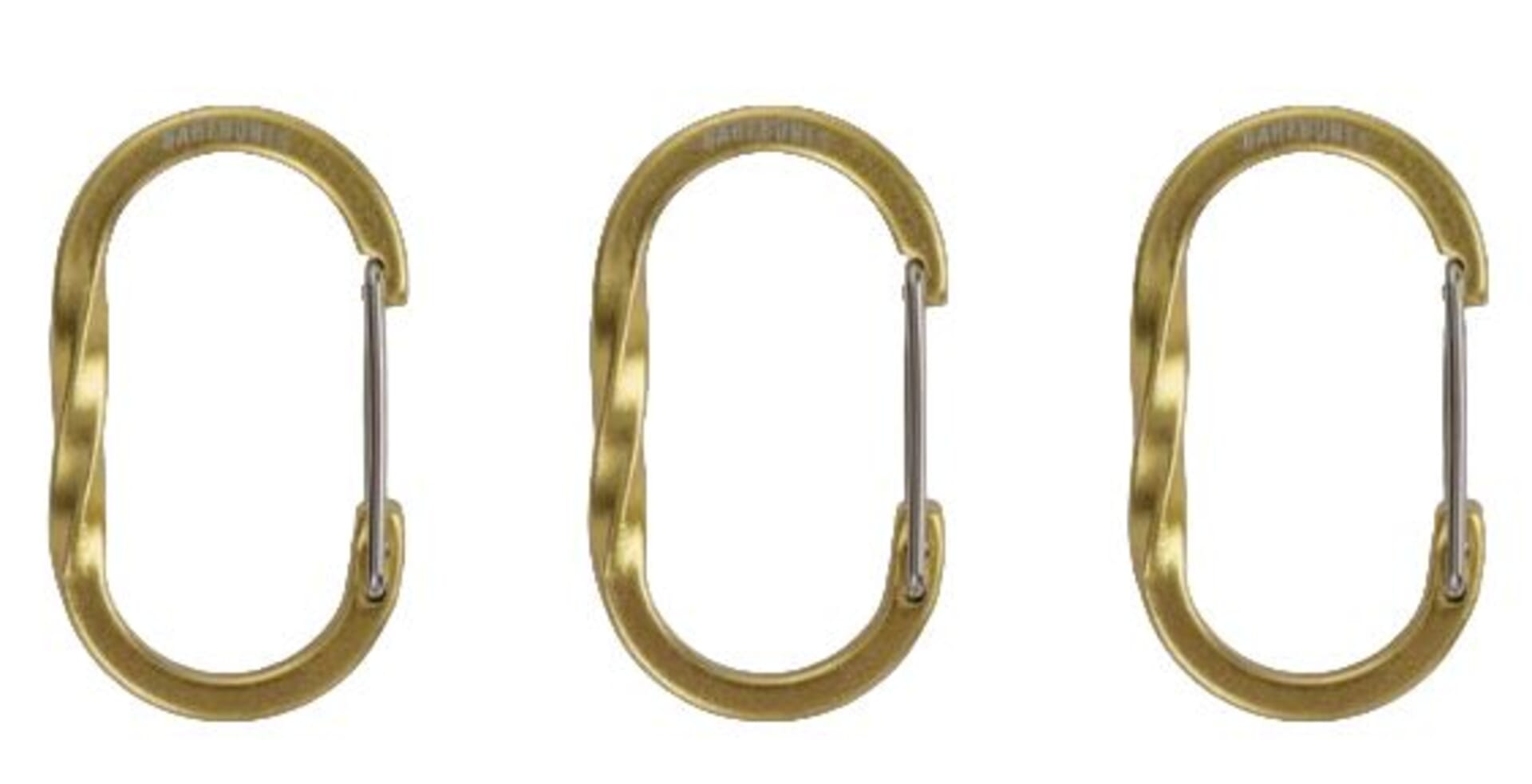 Barebones - Wiregate Carabiner Small 3pc - Gold