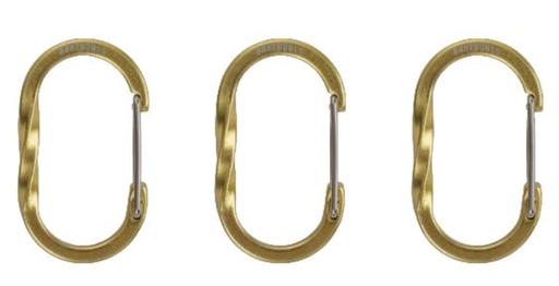 Barebones - Wiregate Carabiner Small 3pc - Gold