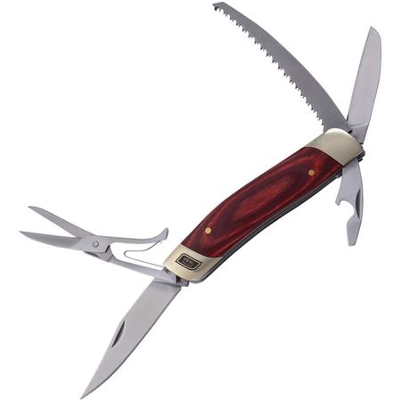 Barebones - Multi Tool Pocket Knife-Red