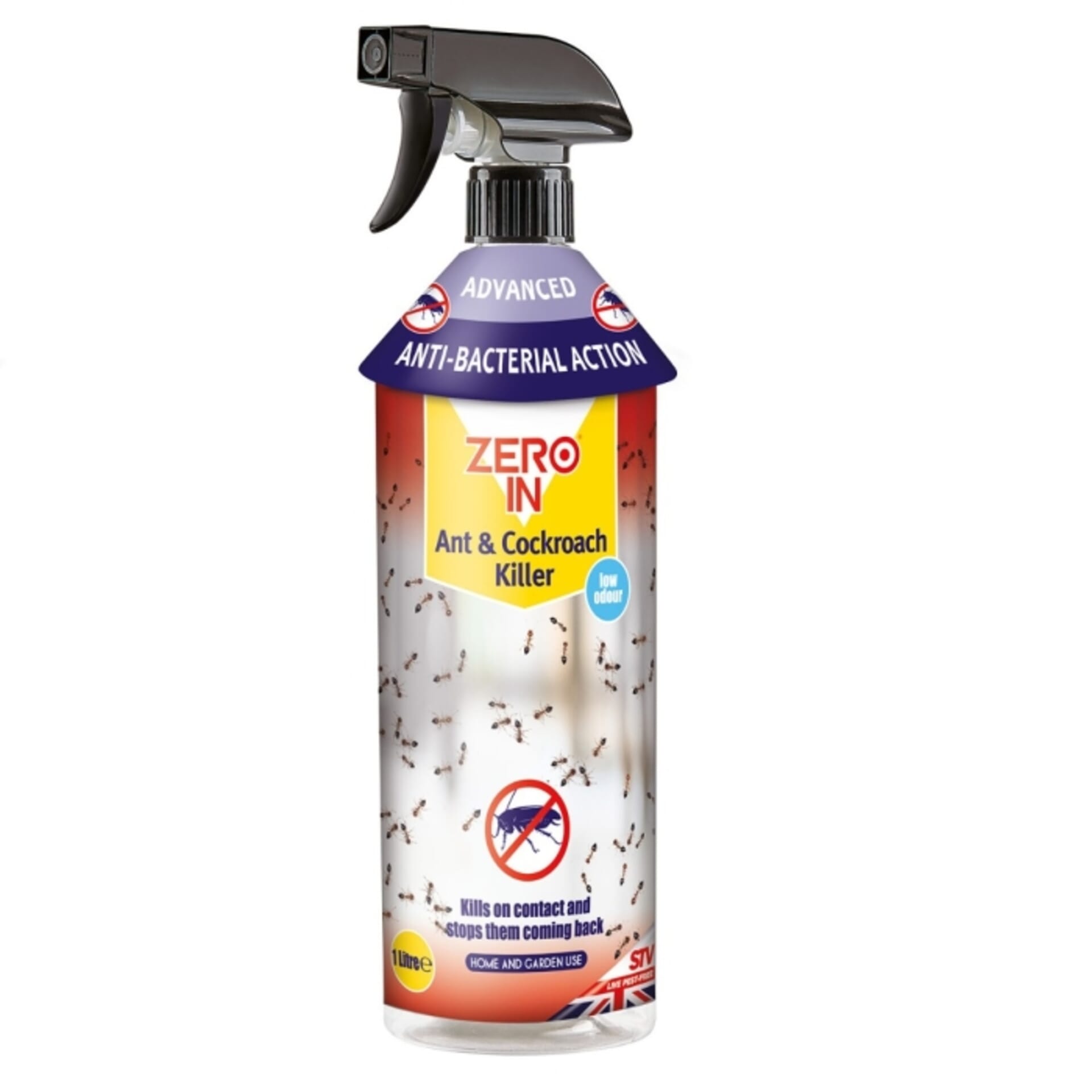 STV - Anti-Bacterial Ant & Cockroach Killer - 1L RTU