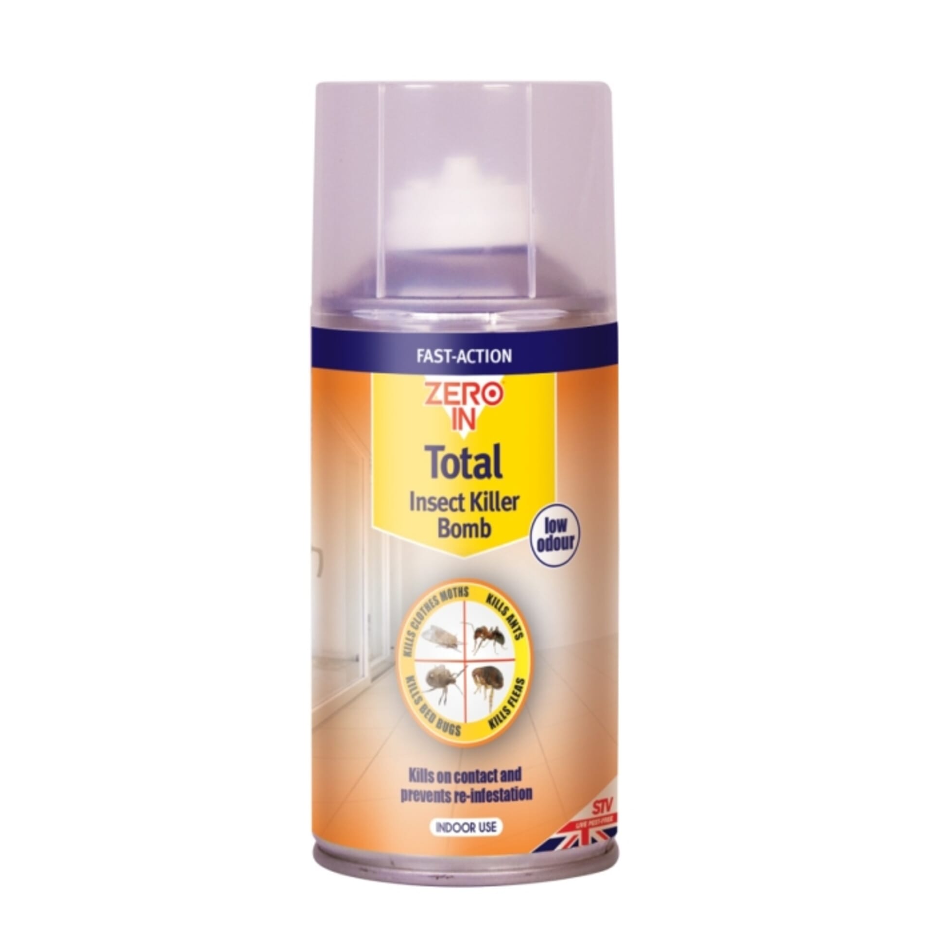 STV - Total Insect Killer Bomb - 150ml One Shot Aerosol