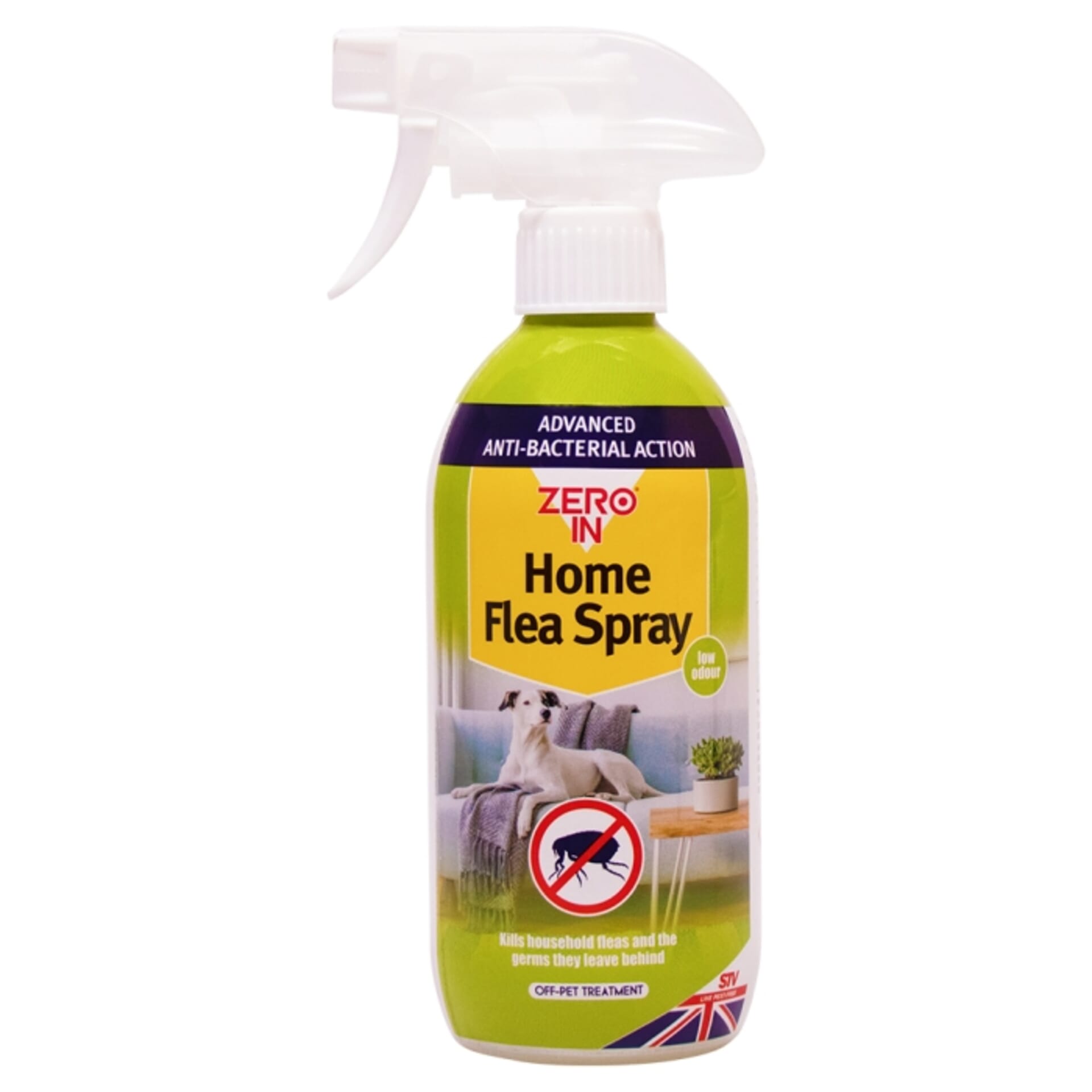 STV - Anti-Bacterial Home Flea Spray - 500ml RTU