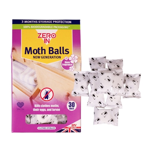 STV - New Generation Moth Balls - 30-Pack