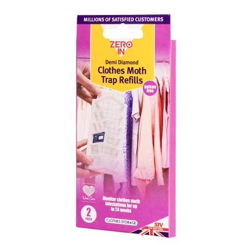 STV - Demi-Diamond Clothes Moth Killer Refill - Twinpack