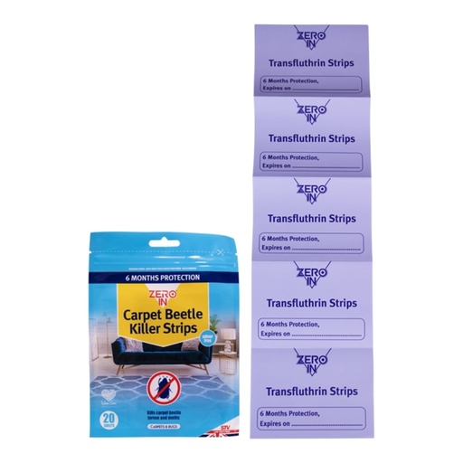 STV - Carpet Beetle & Moth Killer Strip - 20-Pack