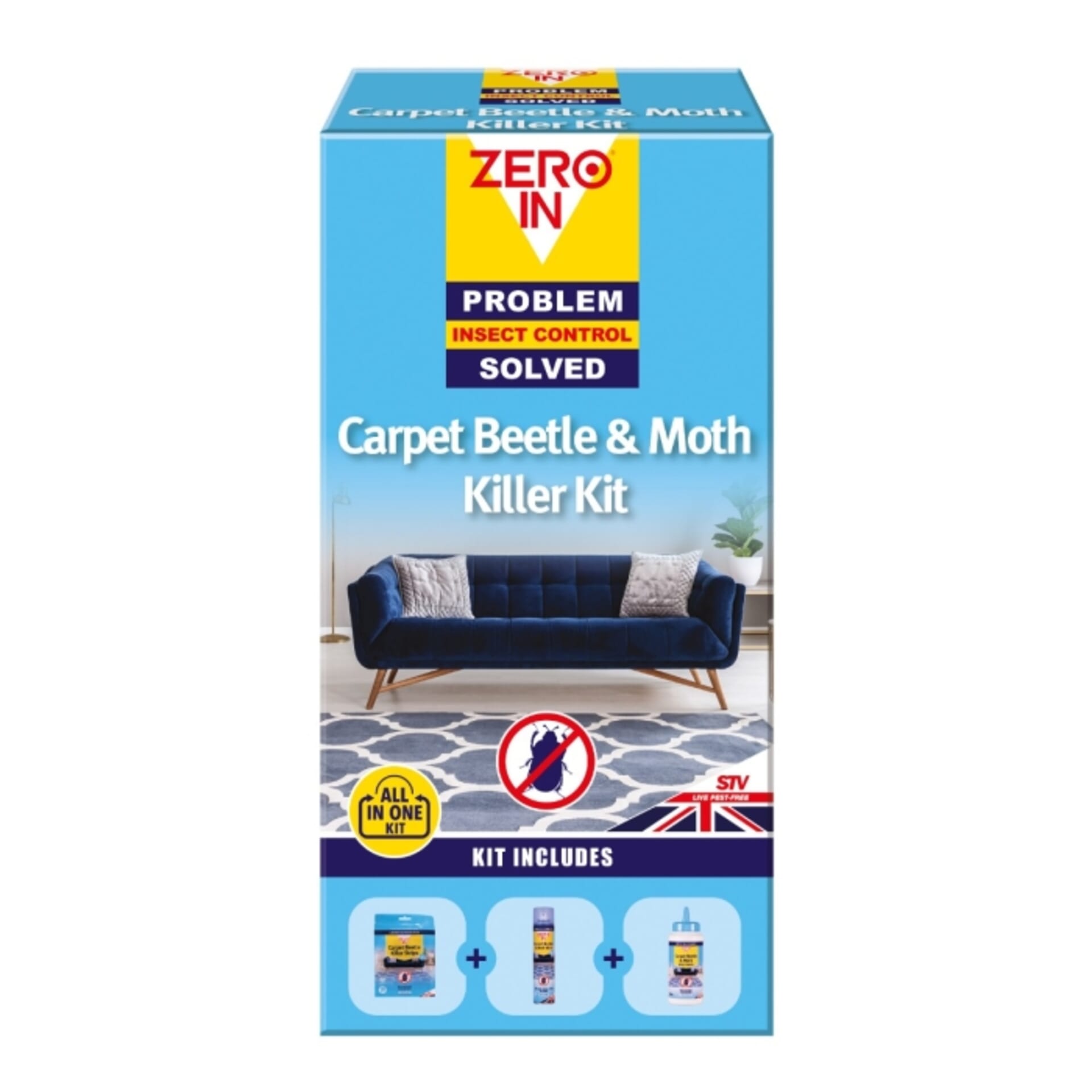 STV - Carpet Beetle & Moth Killer Kit