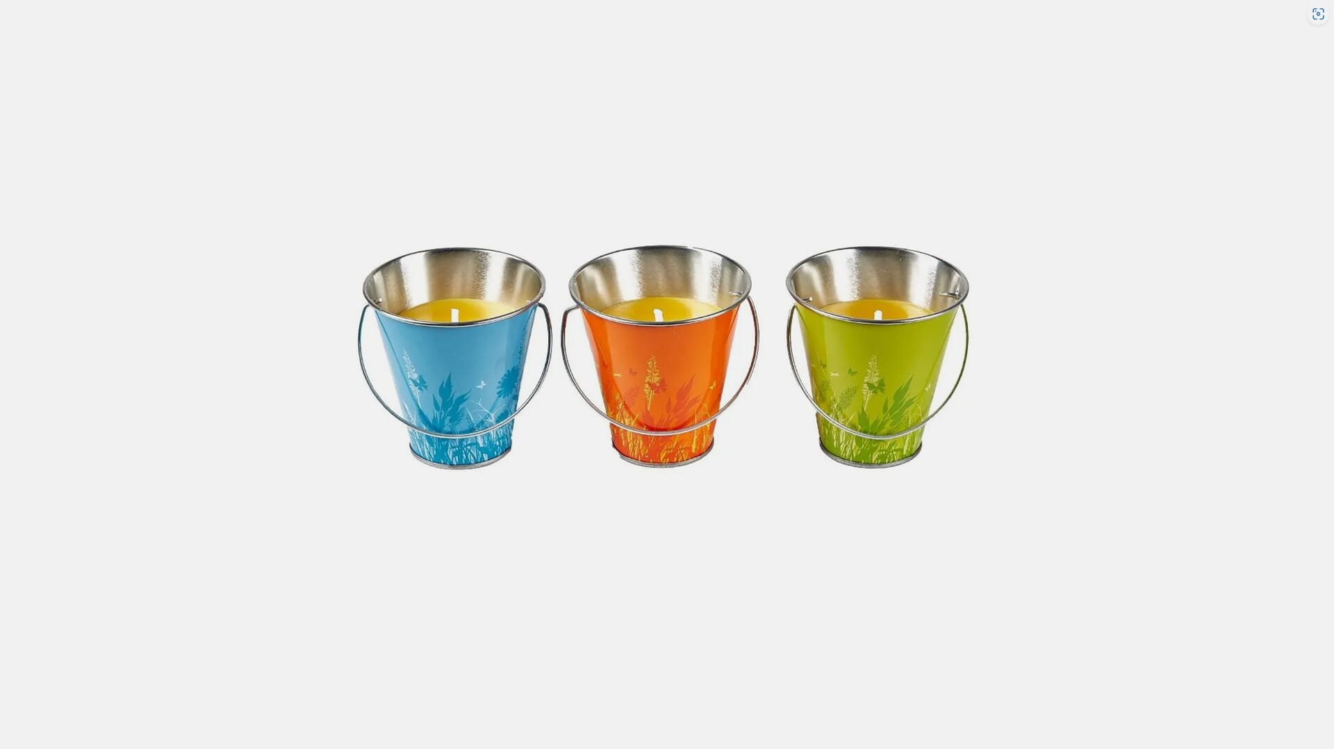 STV - Citronella Candle Bucket - Beach Party - Assorted Colours
