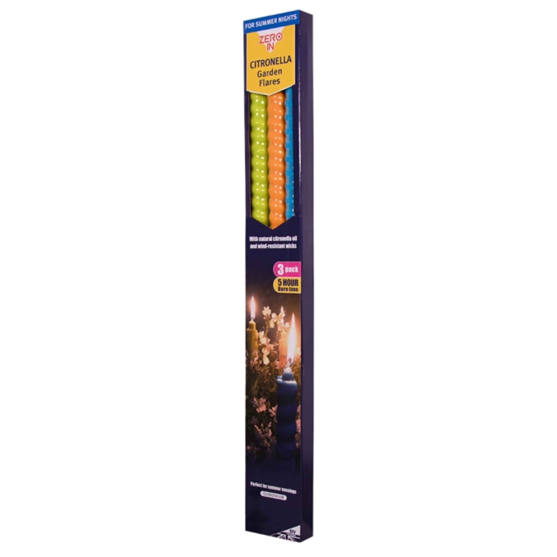 STV - Citronella Garden Flares - Beach Party - 3-Pack