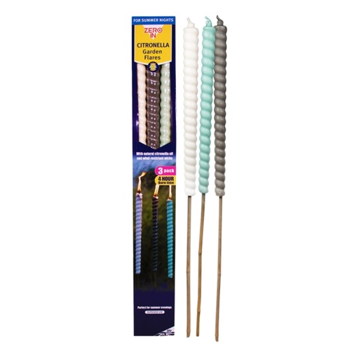 STV - Citronella Garden Flares - Close to Home - 3-Pack
