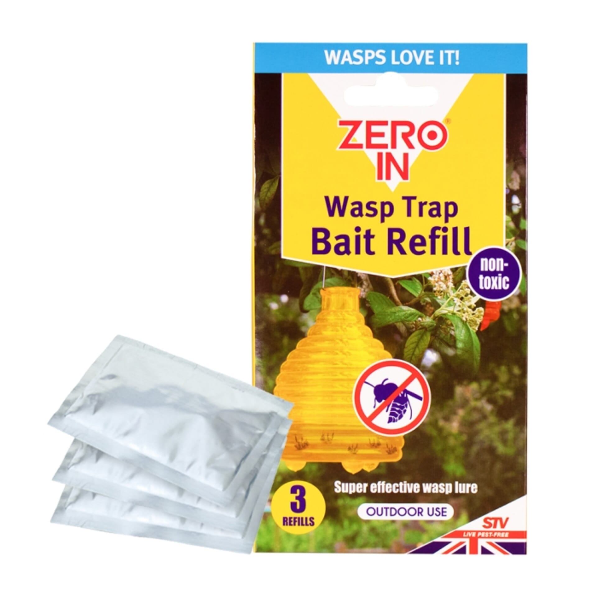 STV - Wasp Trap Bait Refill Sachet - 3-Pack