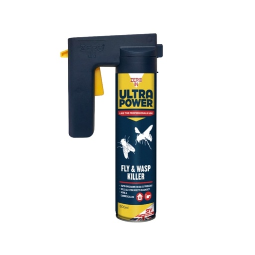 STV - Fly & Wasp Killer - 600ml Trigger Aerosol
