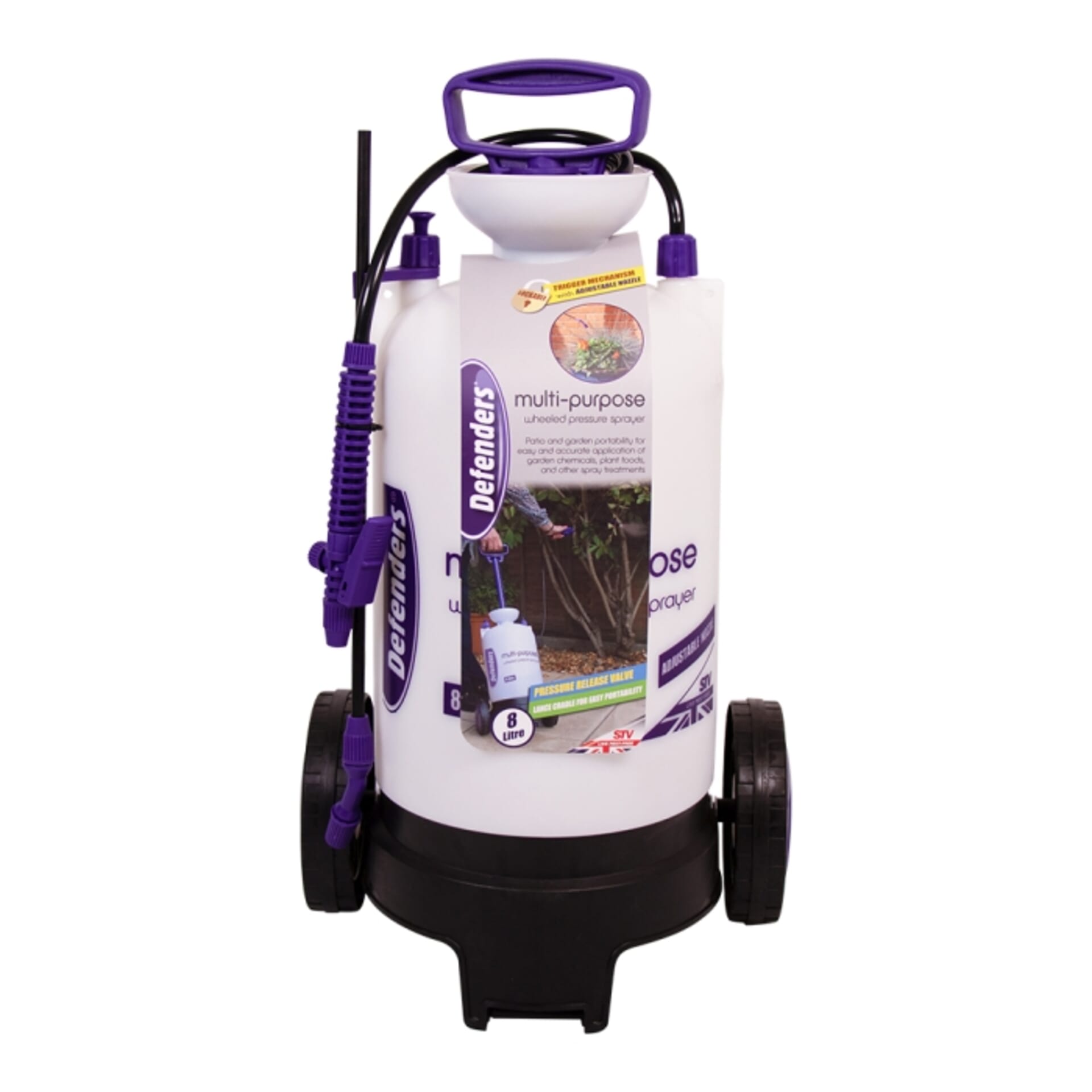 STV - Multi-Purpose Wheeled Pressure Sprayer - 8L