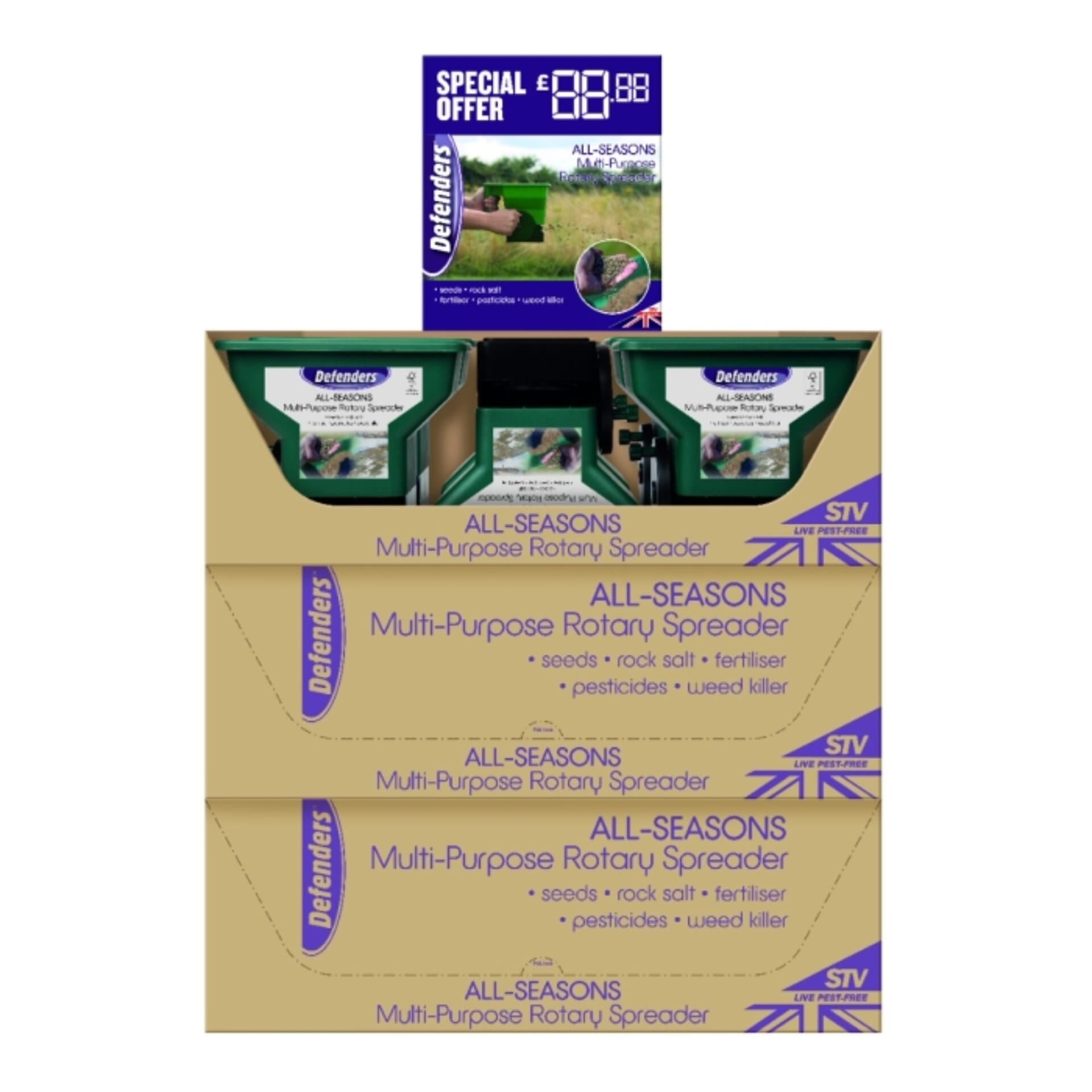 STV - All-Seasons Multi-Purpose Rotary Spreader